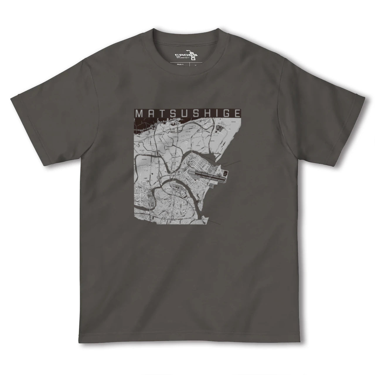 【松茂(徳島県)】地図柄ヘビーウェイトTシャツ