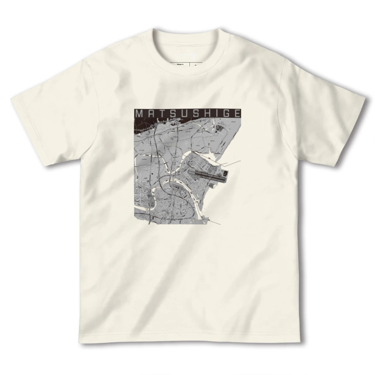 【松茂(徳島県)】地図柄ヘビーウェイトTシャツ