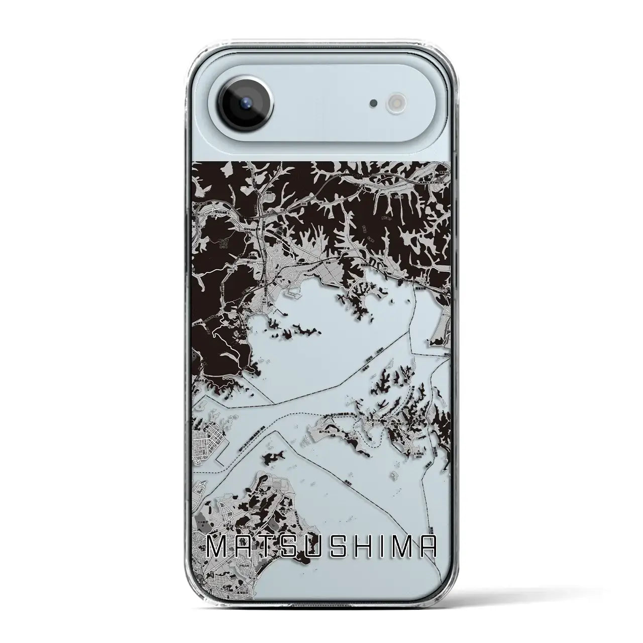 【松島(宮城県)】地図柄iPhoneケース(クリアタイプ)