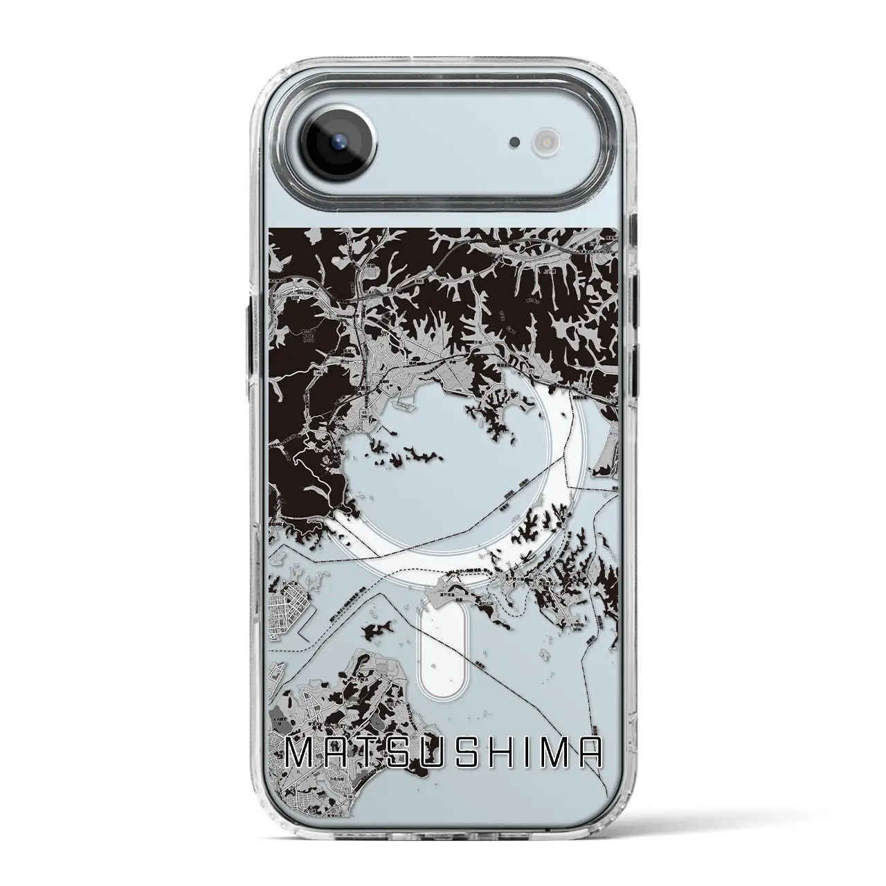 【松島(宮城県)】地図柄iPhoneケース(MagSafeタイプ)