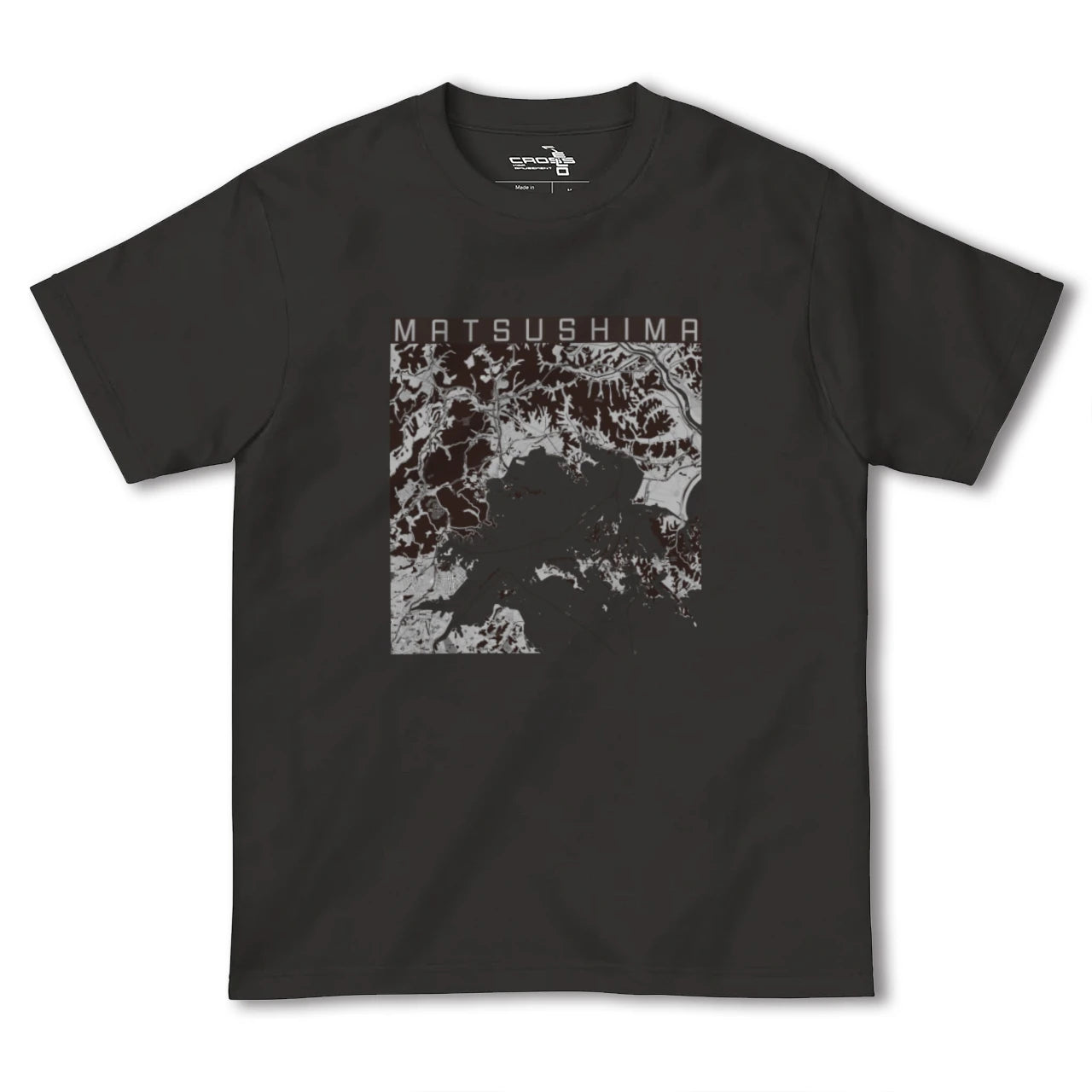 【松島(宮城県)】地図柄ヘビーウェイトTシャツ