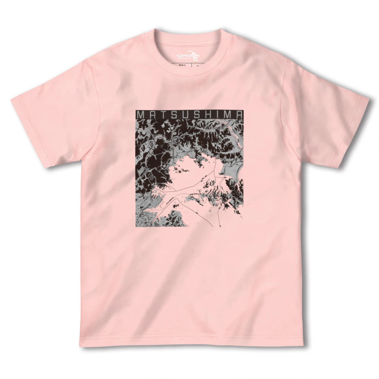 【松島(宮城県)】地図柄ヘビーウェイトTシャツ