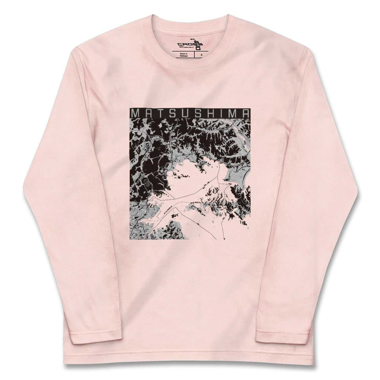 【松島(宮城県)】地図柄ロングスリーブTシャツ