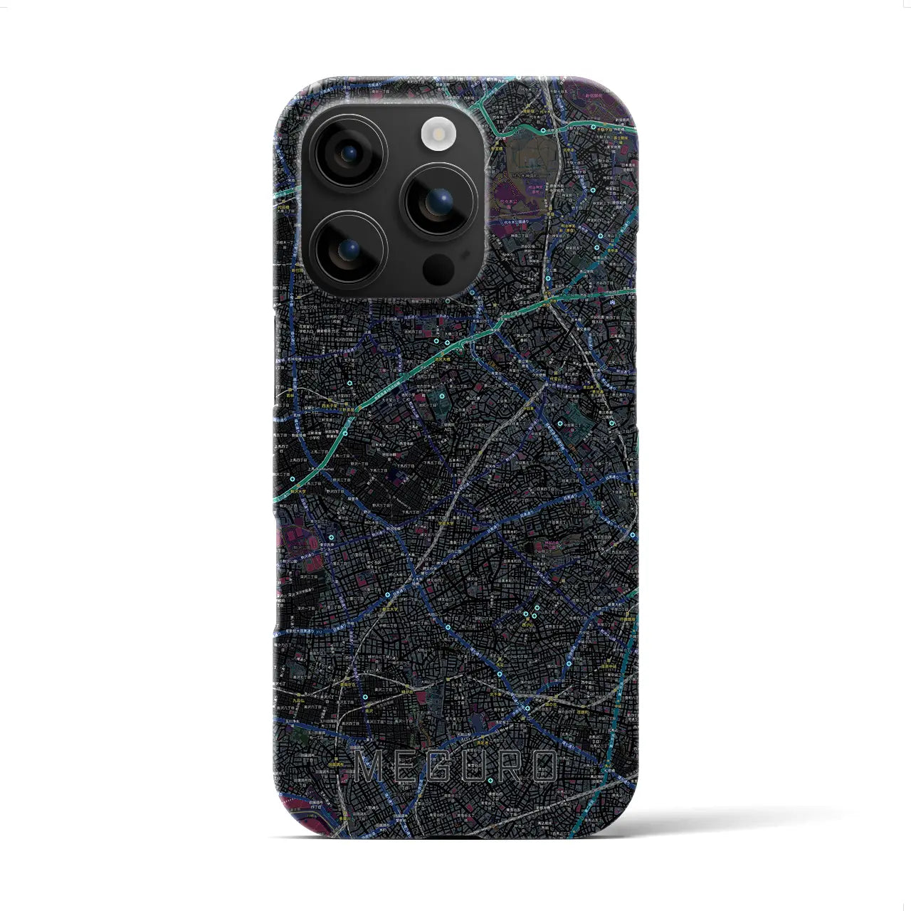 【目黒2(東京都)】地図柄iPhoneケース(バックカバータイプ)