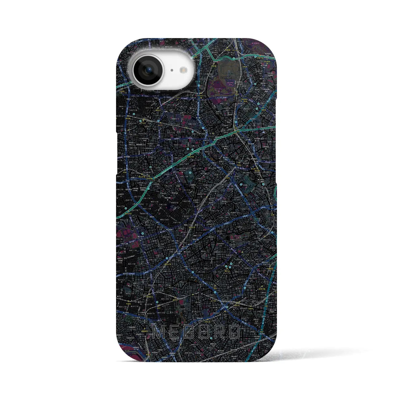 【目黒2(東京都)】地図柄iPhoneケース(バックカバータイプ)
