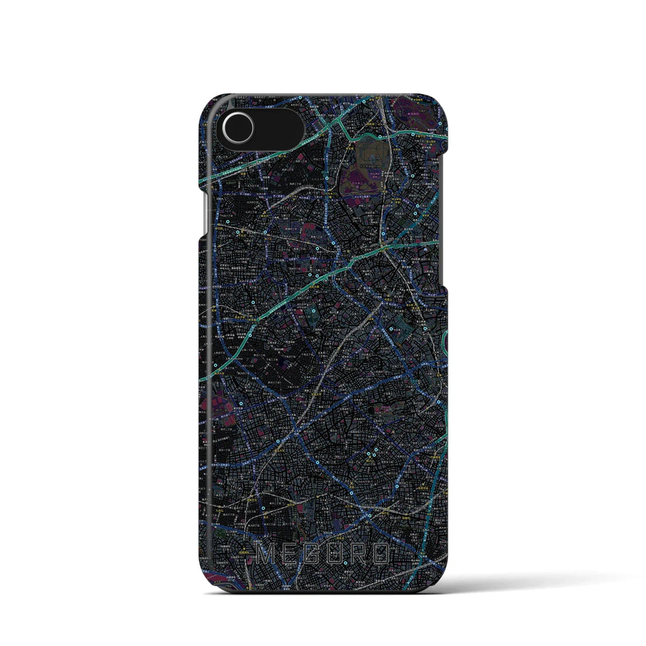【目黒2(東京都)】地図柄iPhoneケース(バックカバータイプ)