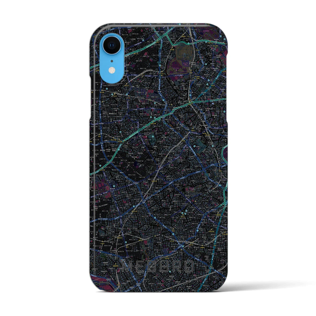 【目黒2(東京都)】地図柄iPhoneケース(バックカバータイプ)