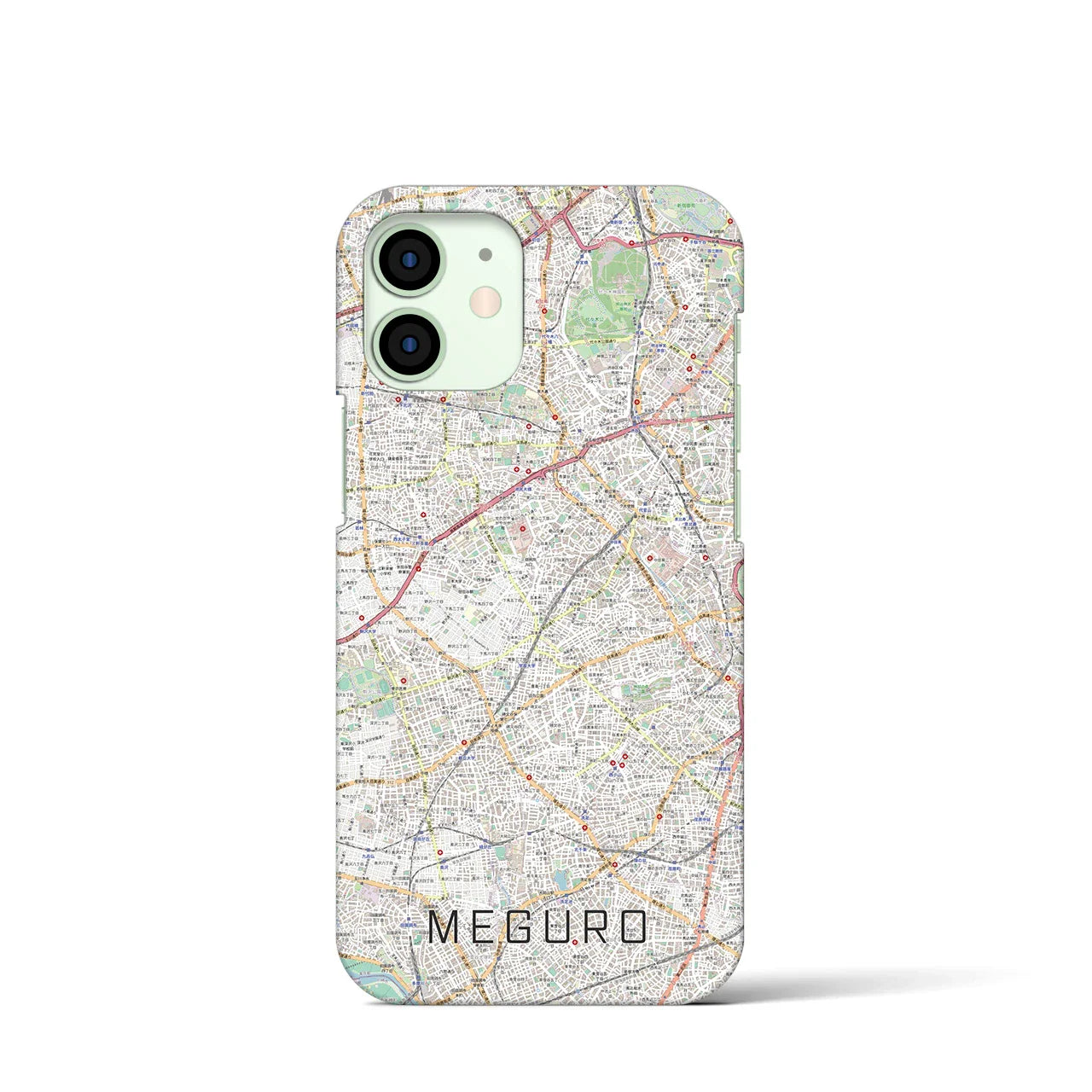 【目黒2(東京都)】地図柄iPhoneケース(バックカバータイプ)
