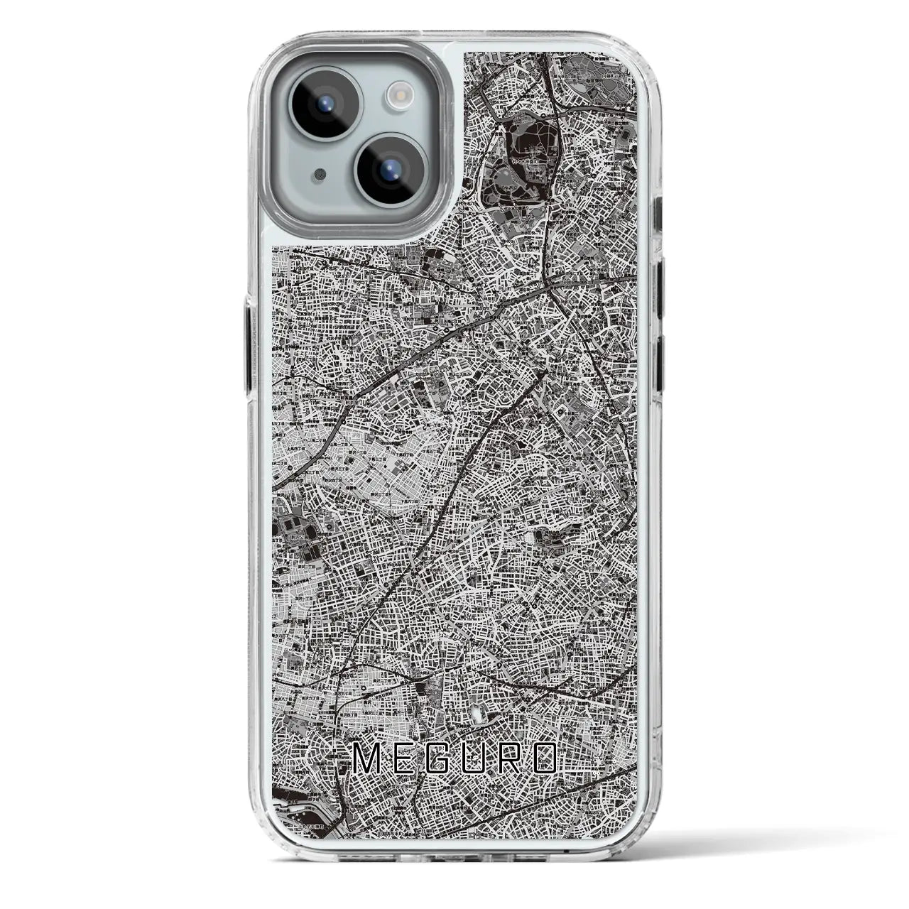 【目黒2(東京都)】地図柄iPhoneケース(MagSafeタイプ)