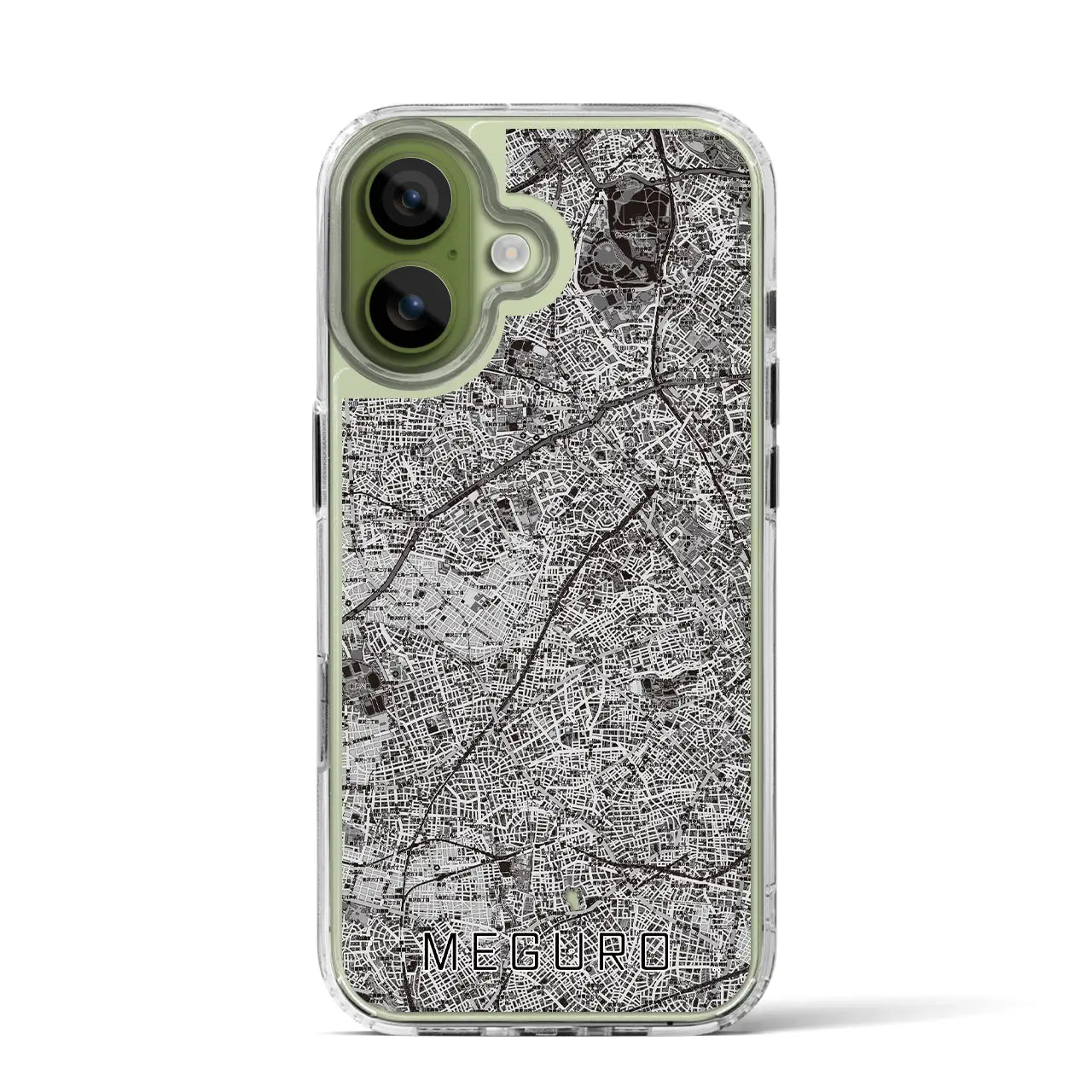 【目黒2(東京都)】地図柄iPhoneケース(MagSafeタイプ)