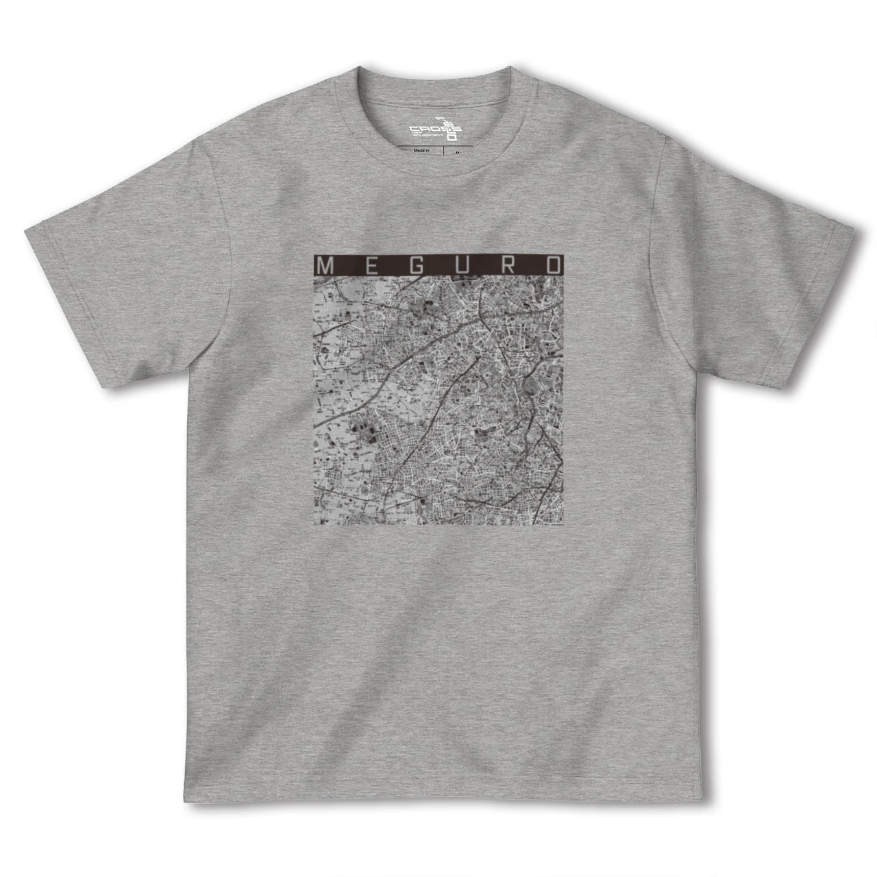 【目黒2(東京都)】地図柄ヘビーウェイトTシャツ