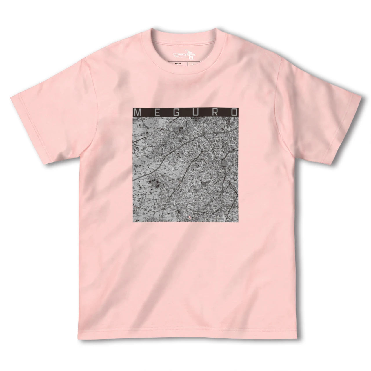 【目黒2(東京都)】地図柄ヘビーウェイトTシャツ