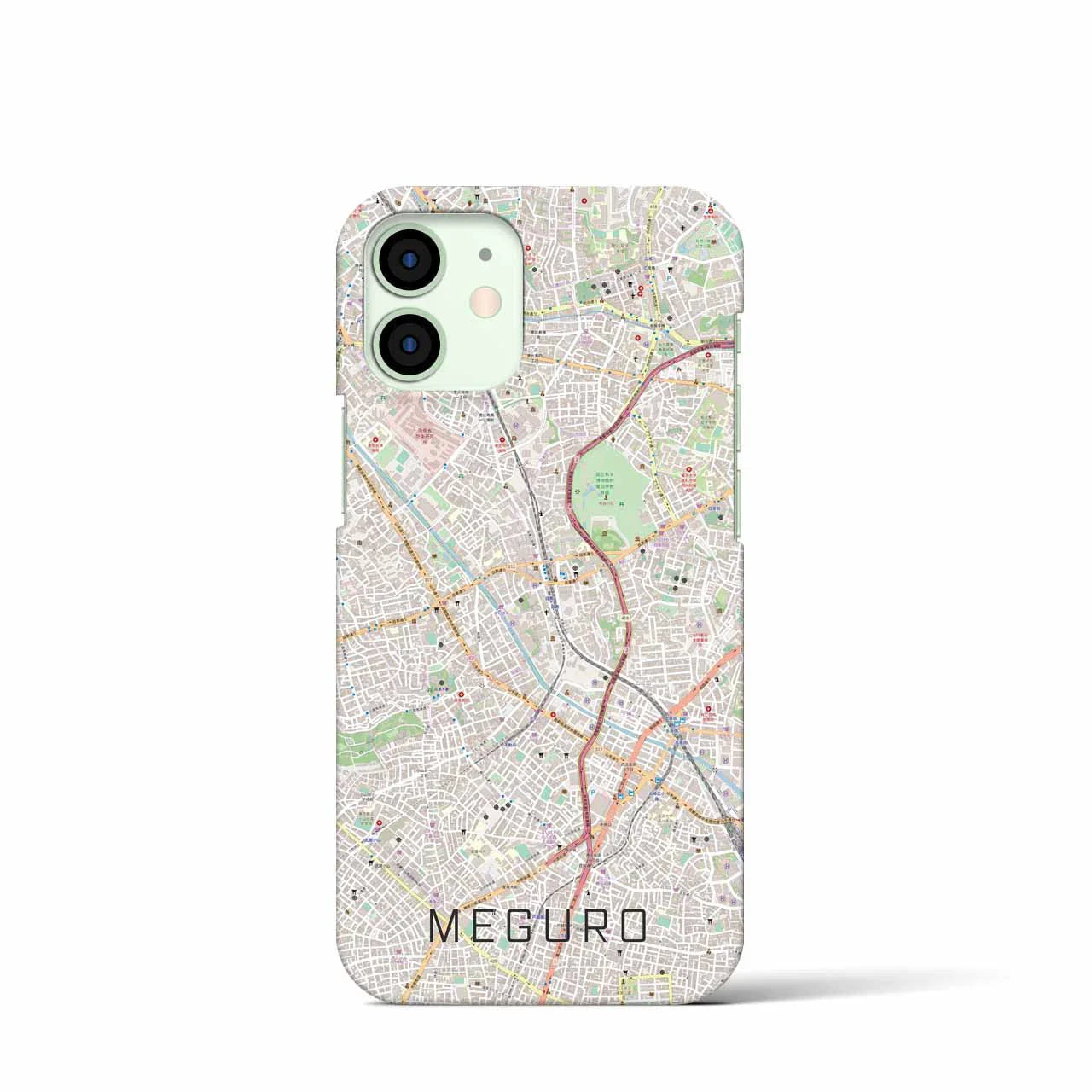 【目黒(東京都)】地図柄iPhoneケース(バックカバータイプ)