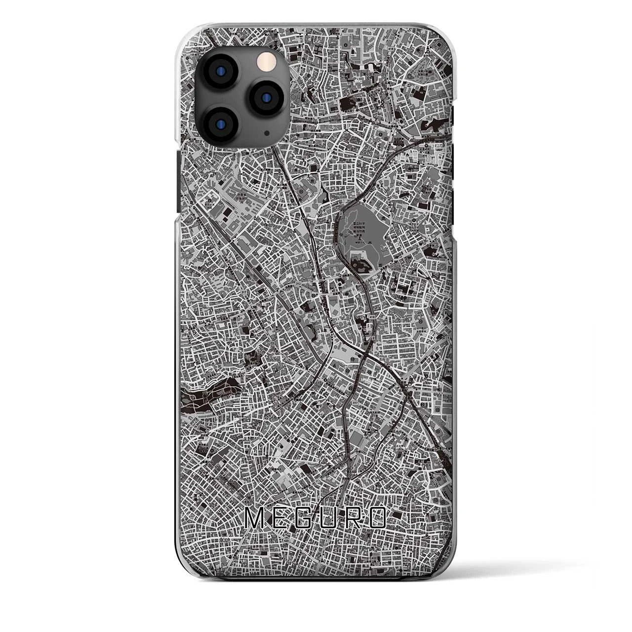 【目黒(東京都)】地図柄iPhoneケース(クリアタイプ)