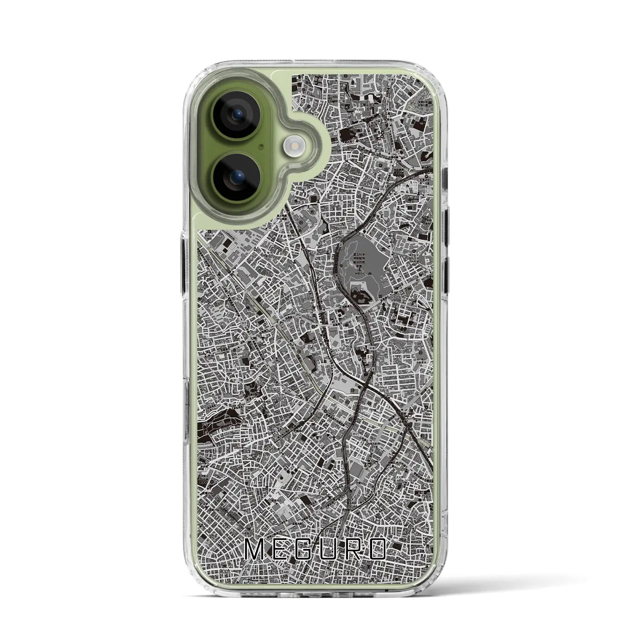 【目黒(東京都)】地図柄iPhoneケース(MagSafeタイプ)