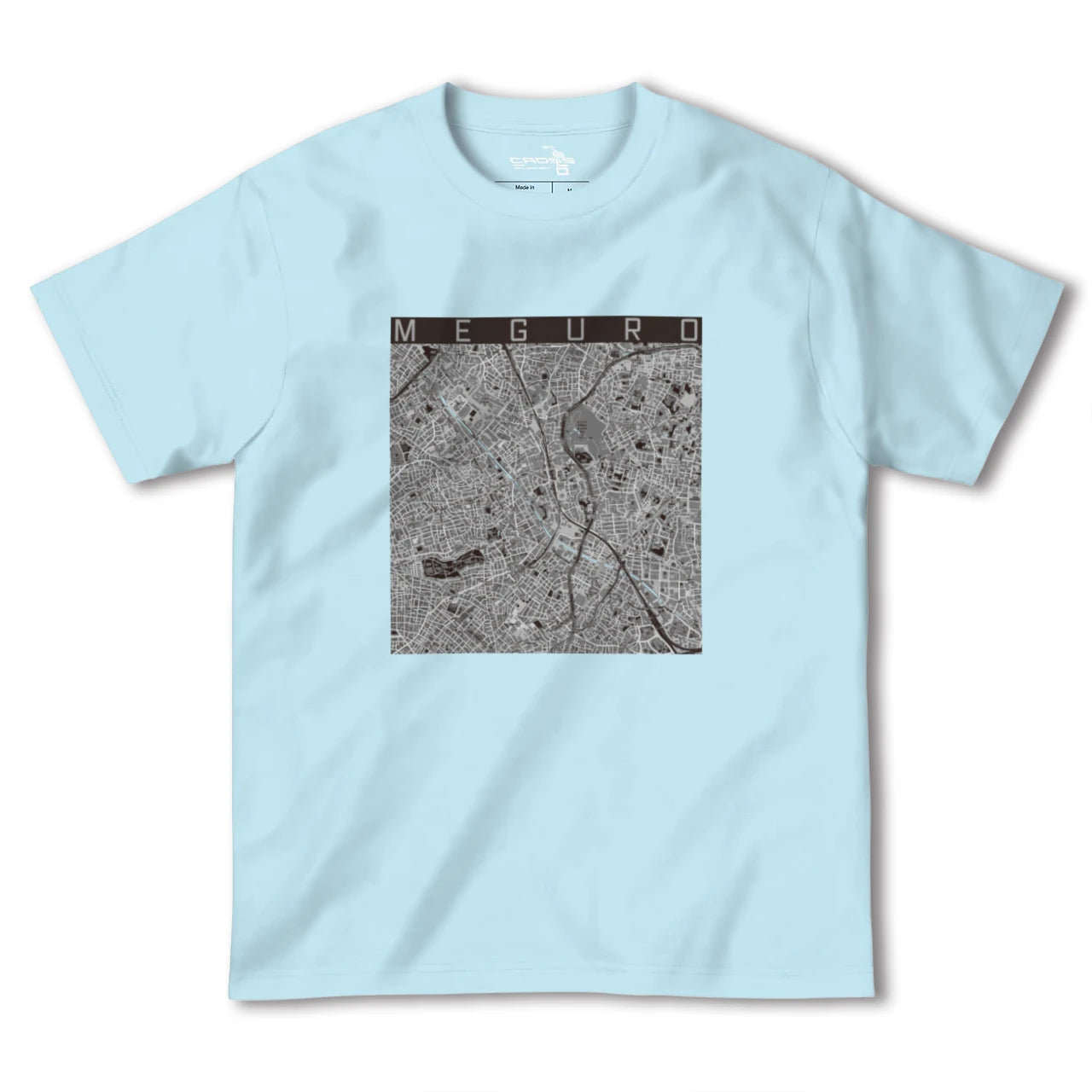 【目黒(東京都)】地図柄ヘビーウェイトTシャツ