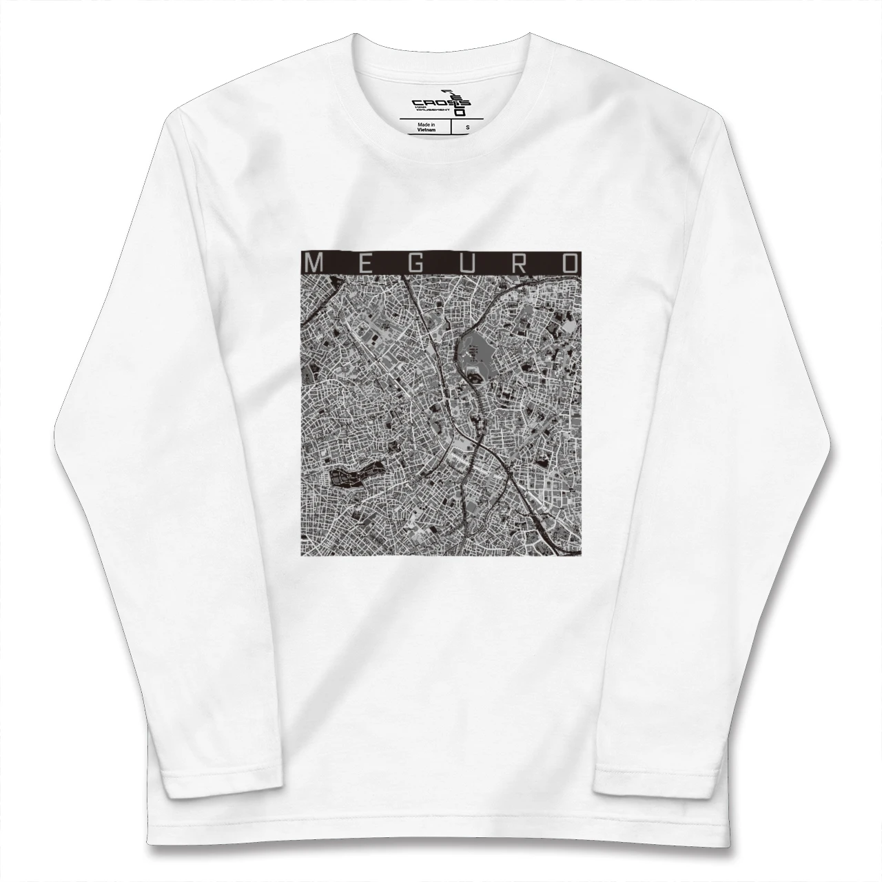 【目黒(東京都)】地図柄ロングスリーブTシャツ