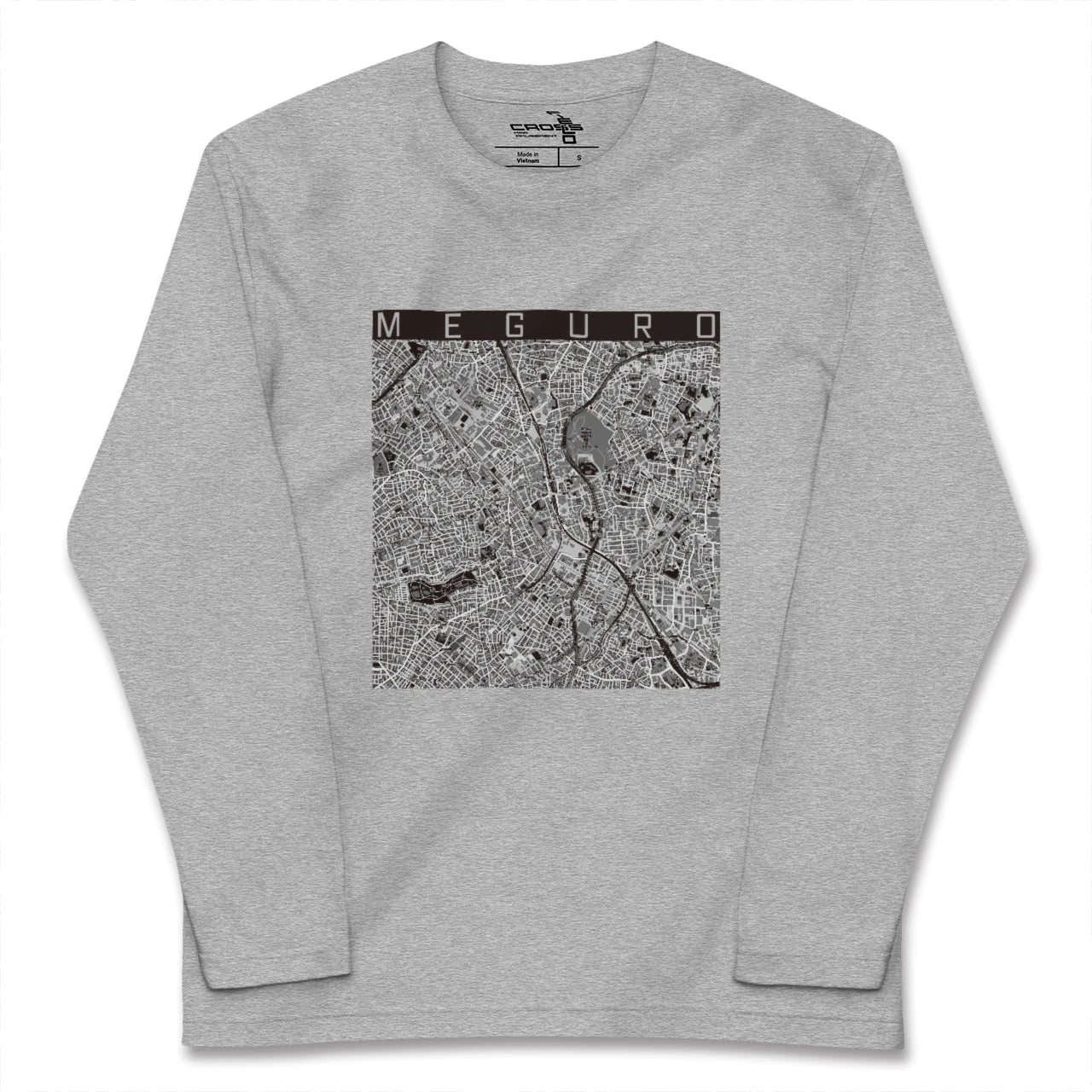 【目黒(東京都)】地図柄ロングスリーブTシャツ