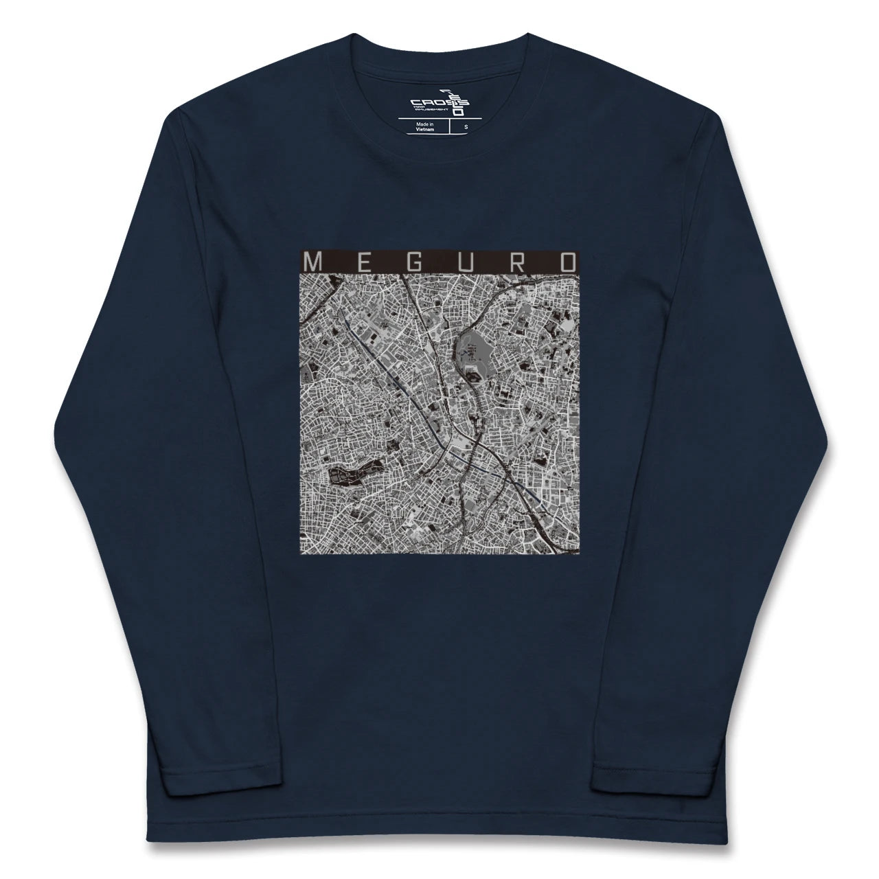【目黒(東京都)】地図柄ロングスリーブTシャツ