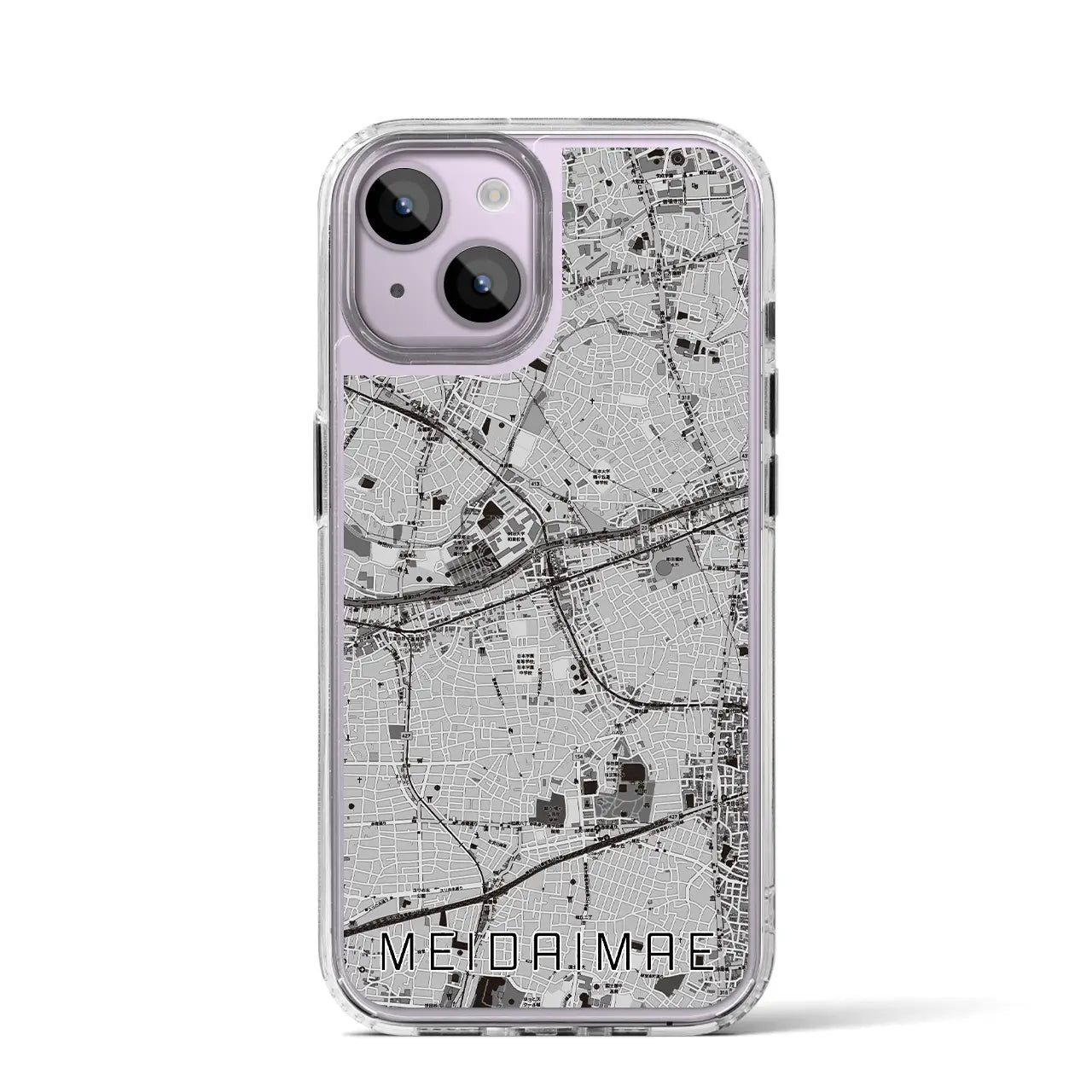 【明大前(東京都)】地図柄iPhoneケース(MagSafeタイプ)