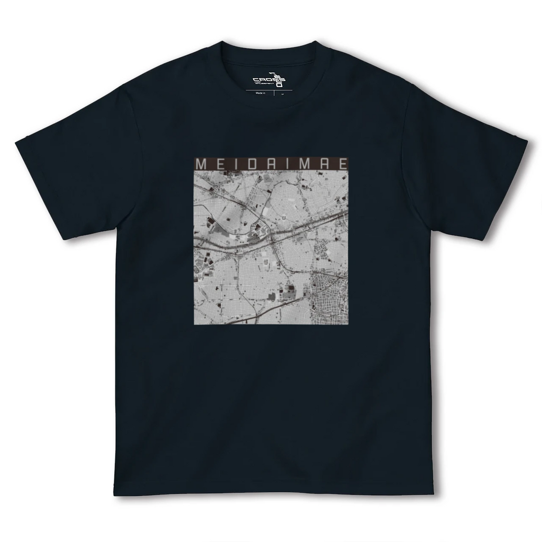 【明大前(東京都)】地図柄ヘビーウェイトTシャツ