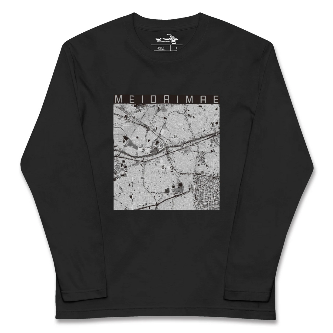 【明大前(東京都)】地図柄ロングスリーブTシャツ