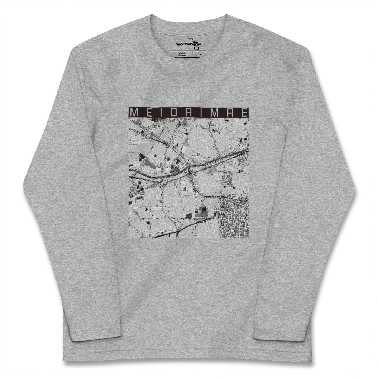 【明大前(東京都)】地図柄ロングスリーブTシャツ