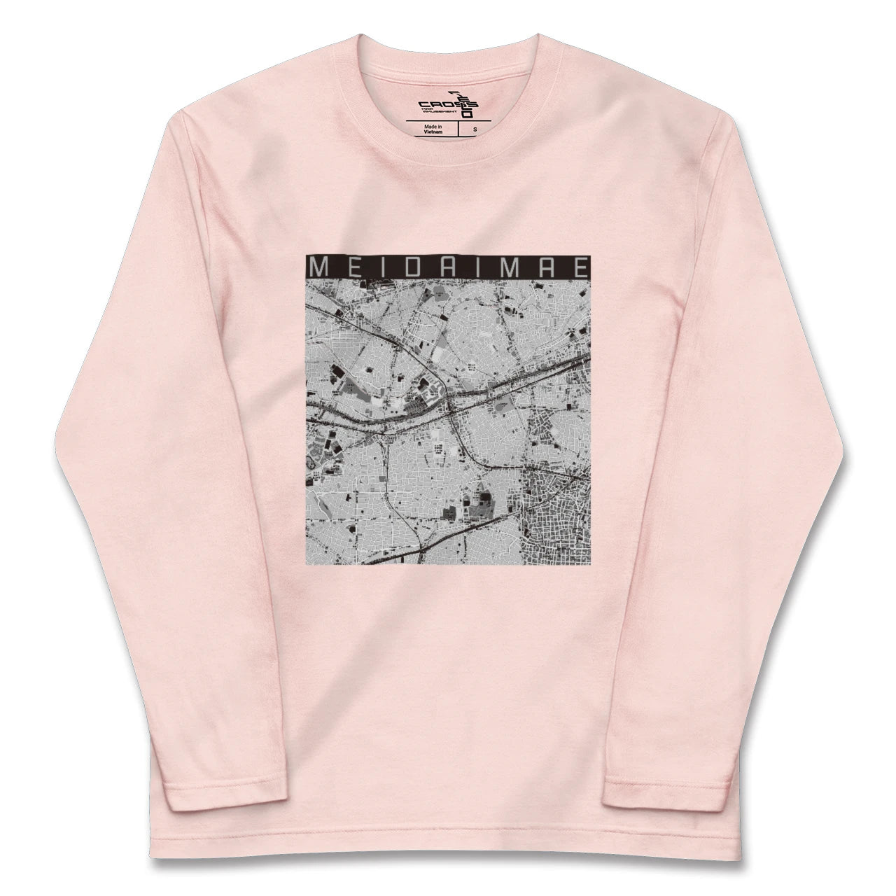 【明大前(東京都)】地図柄ロングスリーブTシャツ