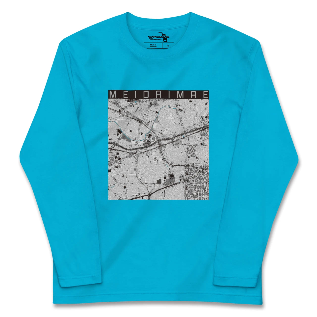 【明大前(東京都)】地図柄ロングスリーブTシャツ
