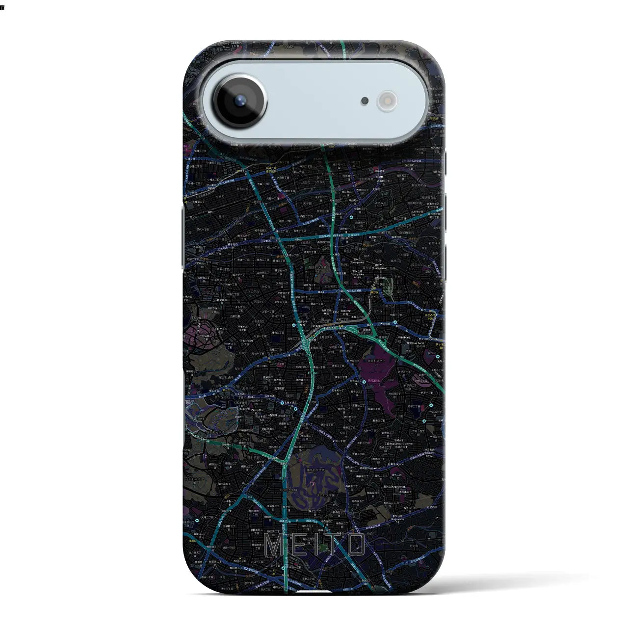 【名東(愛知県)】地図柄iPhoneケース(バックカバータイプ)