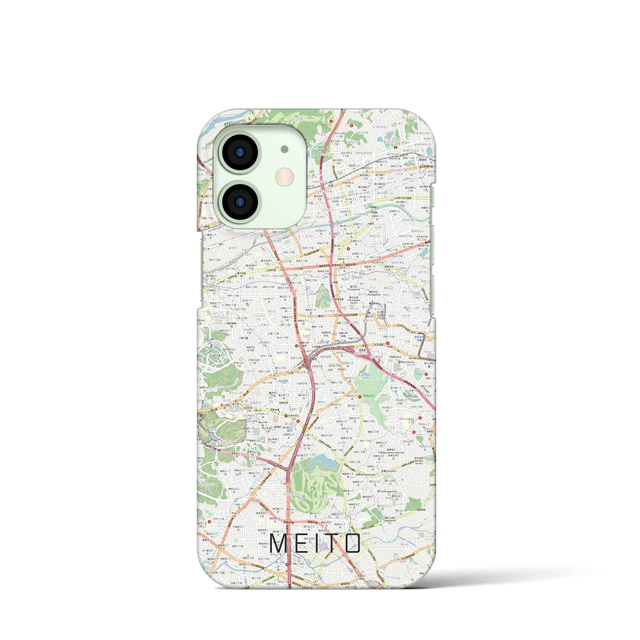 【名東(愛知県)】地図柄iPhoneケース(バックカバータイプ)