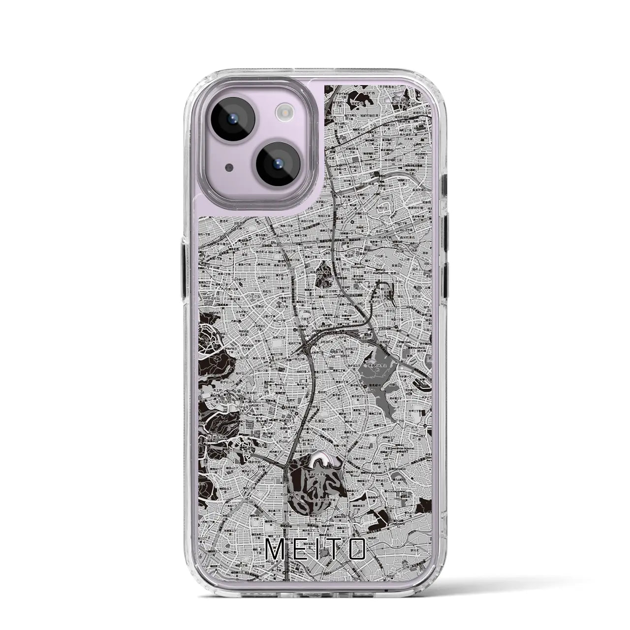 【名東(愛知県)】地図柄iPhoneケース(MagSafeタイプ)