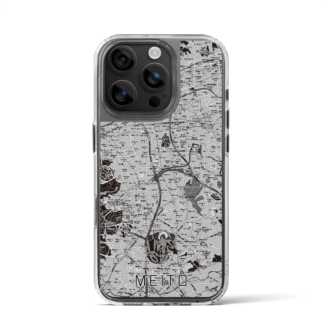 【名東(愛知県)】地図柄iPhoneケース(MagSafeタイプ)