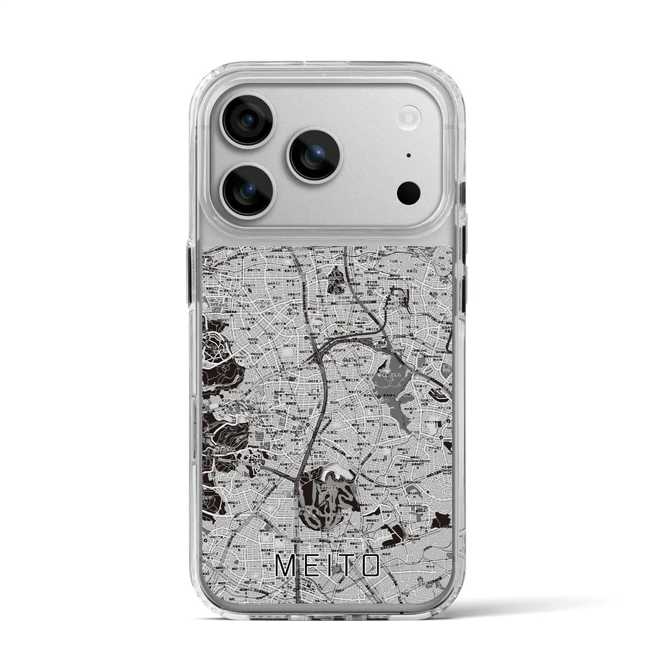 【名東(愛知県)】地図柄iPhoneケース(MagSafeタイプ)