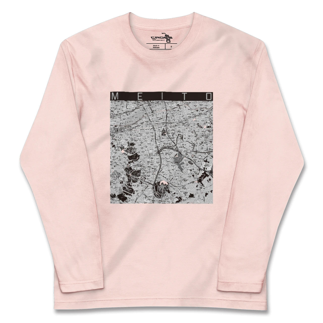【名東(愛知県)】地図柄ロングスリーブTシャツ
