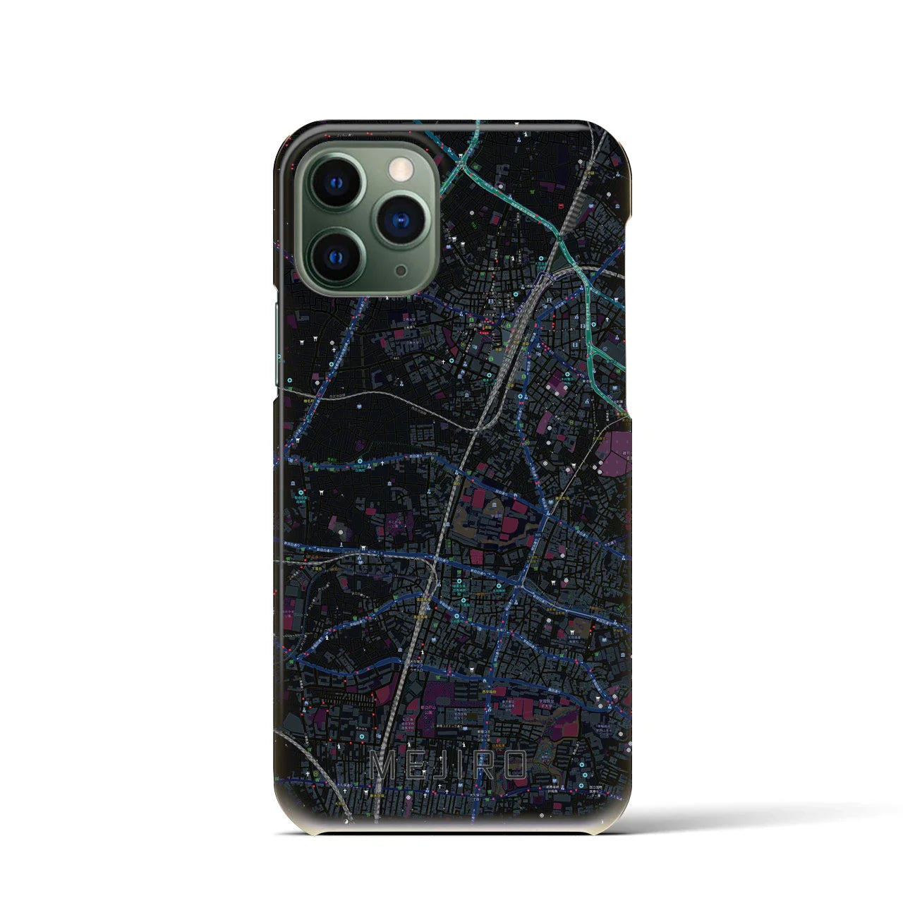 【目白(東京都)】地図柄iPhoneケース(バックカバータイプ)