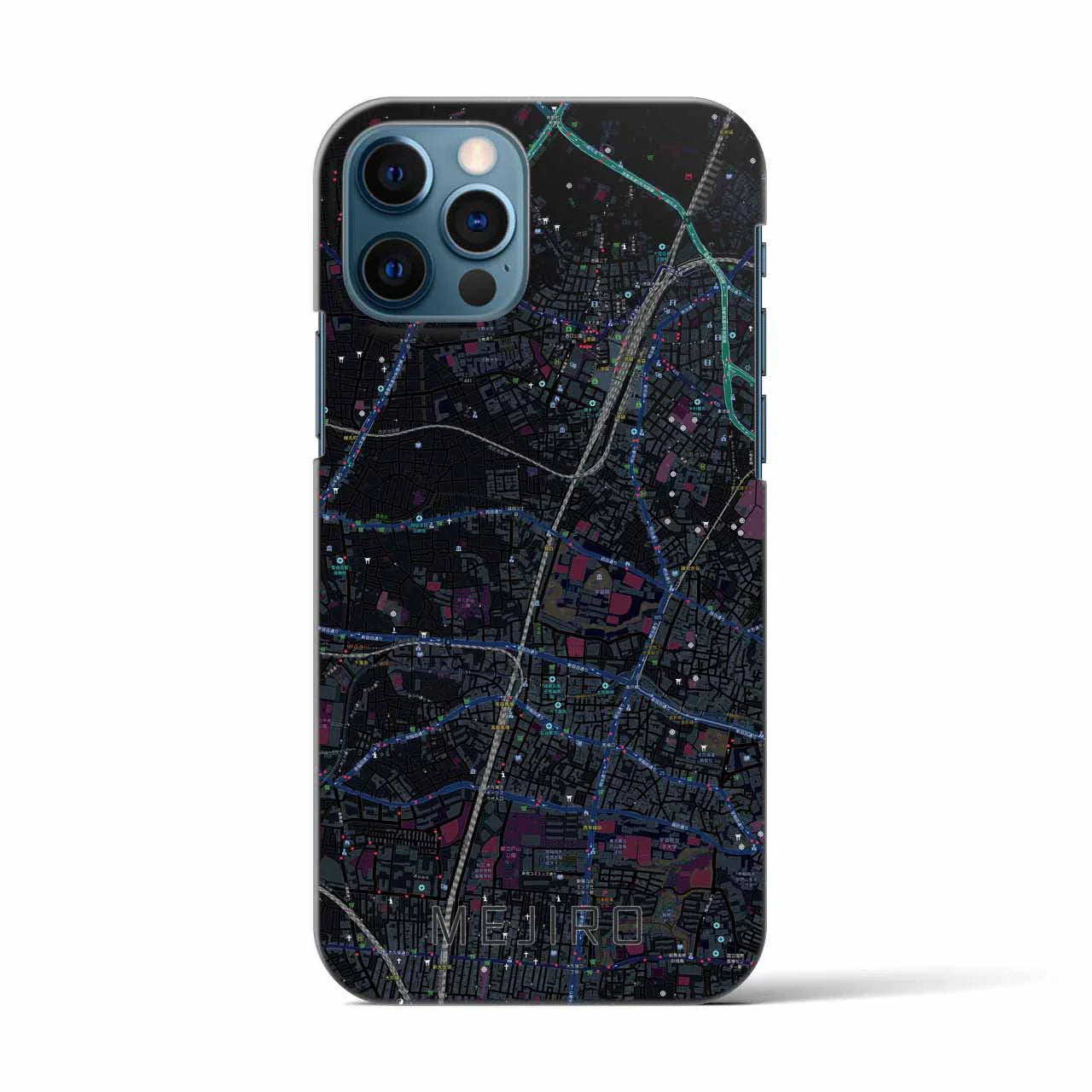 【目白(東京都)】地図柄iPhoneケース(バックカバータイプ)