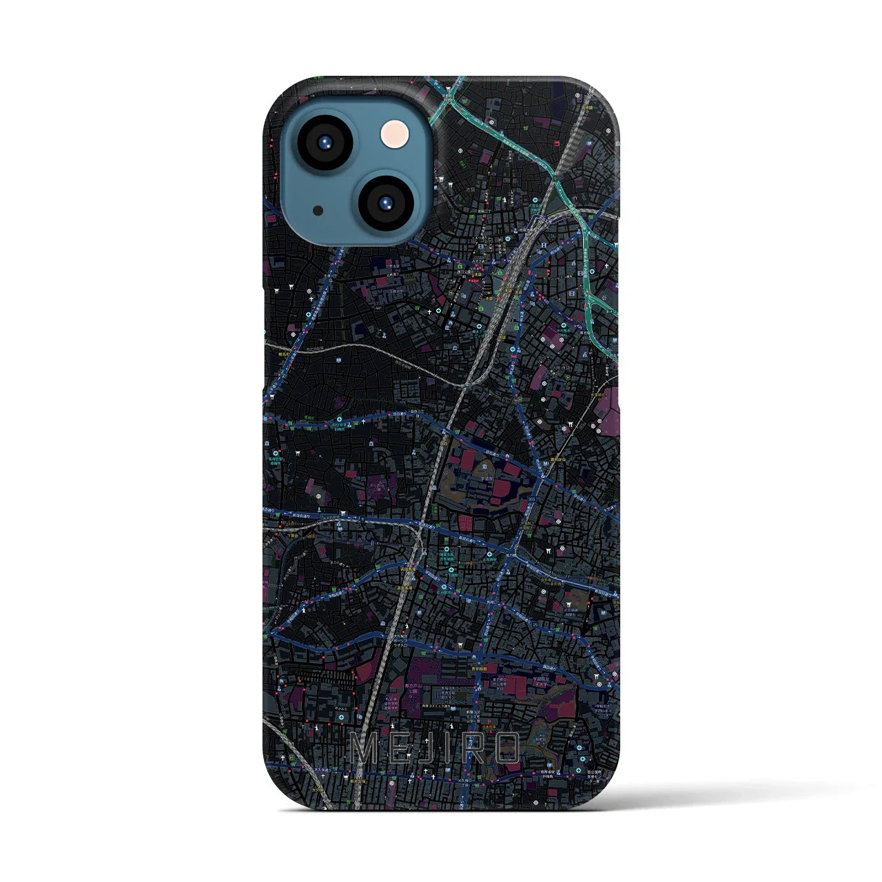 【目白(東京都)】地図柄iPhoneケース(バックカバータイプ)