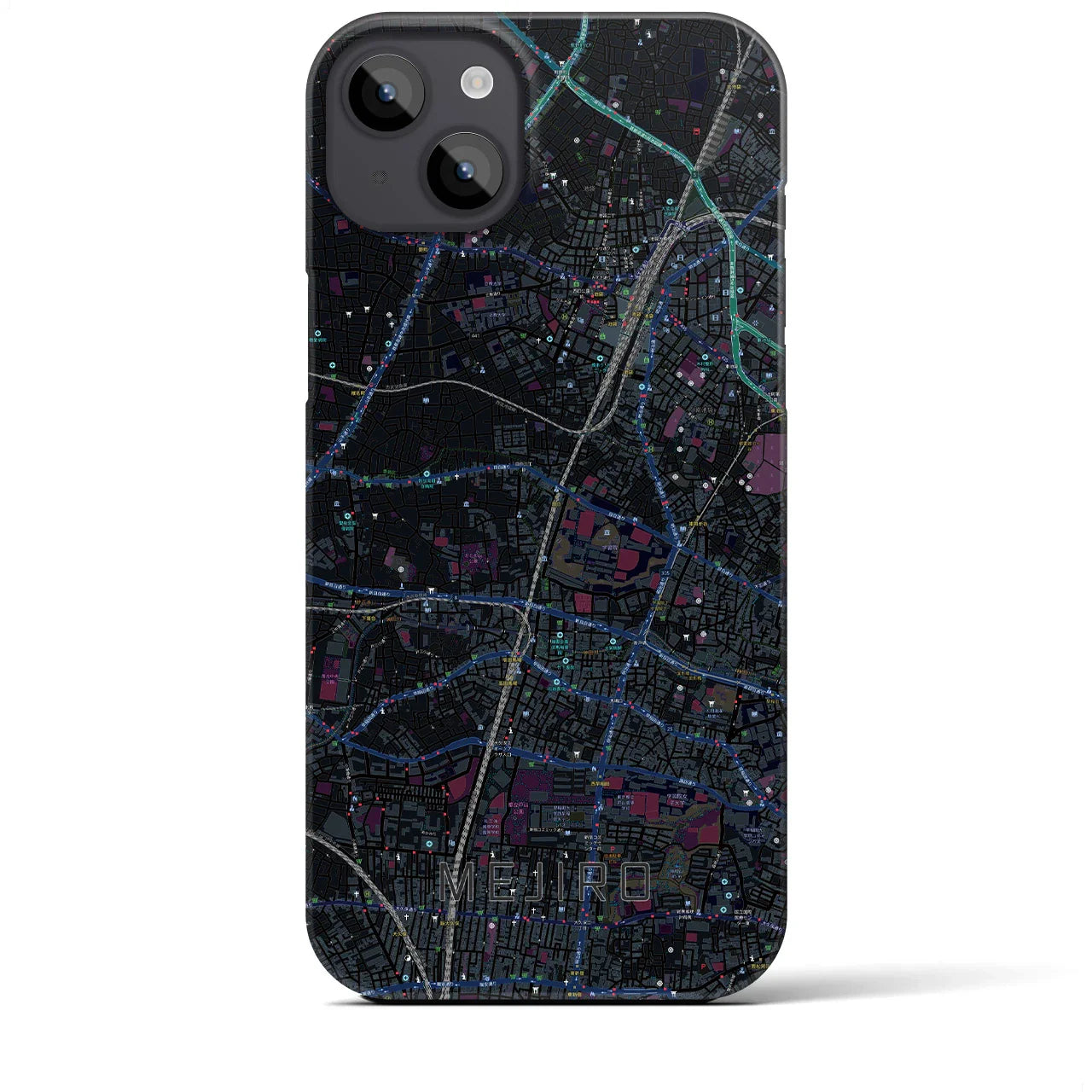 【目白(東京都)】地図柄iPhoneケース(バックカバータイプ)