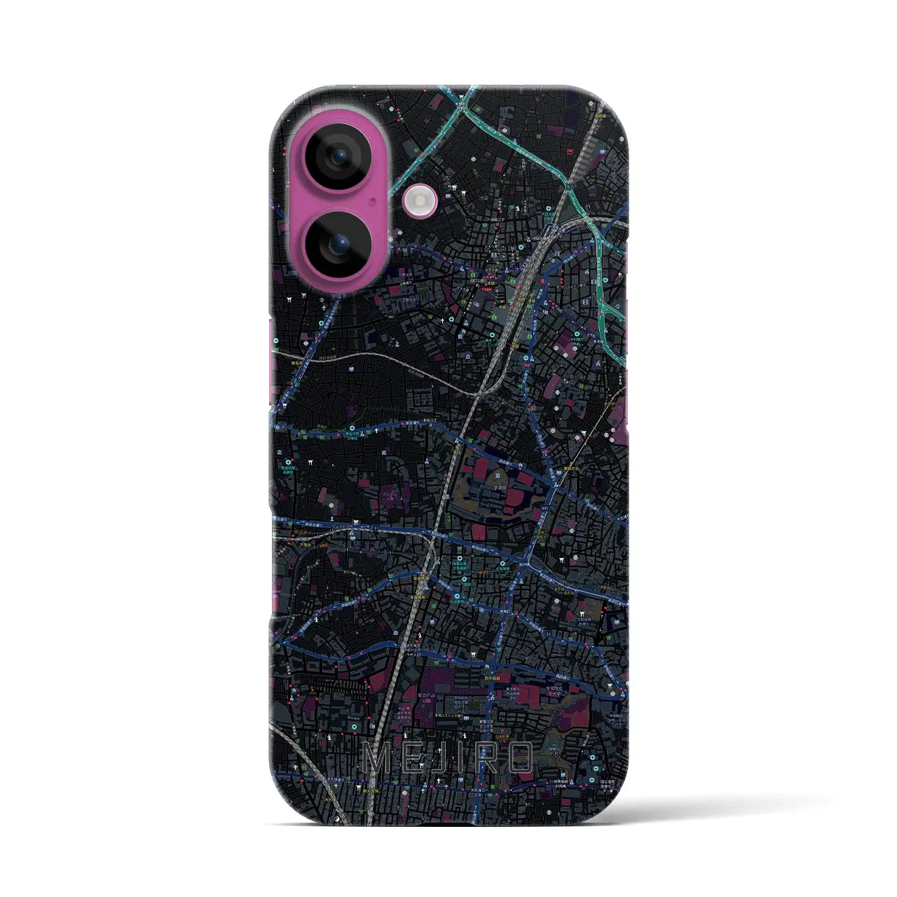 【目白(東京都)】地図柄iPhoneケース(バックカバータイプ)
