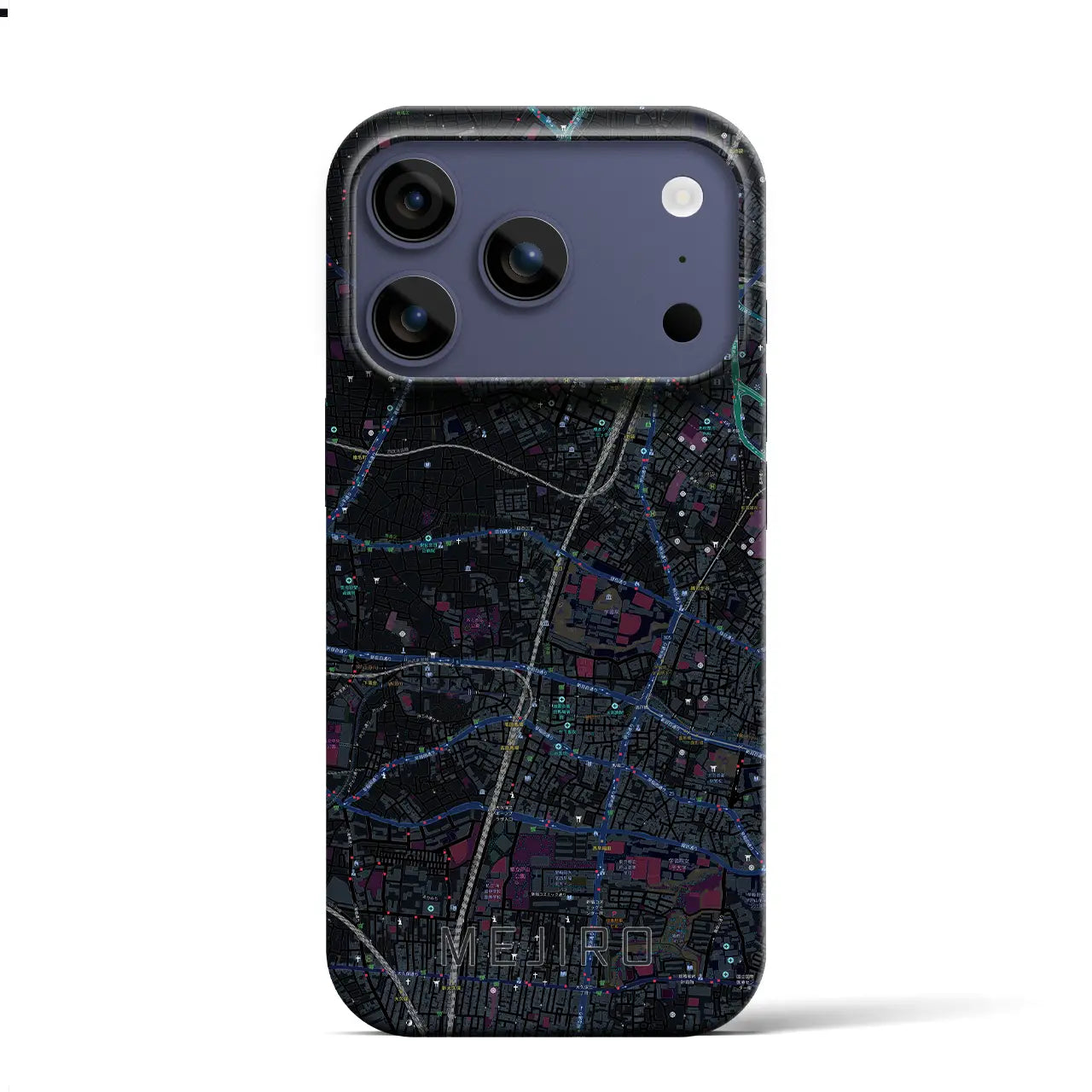 【目白(東京都)】地図柄iPhoneケース(バックカバータイプ)