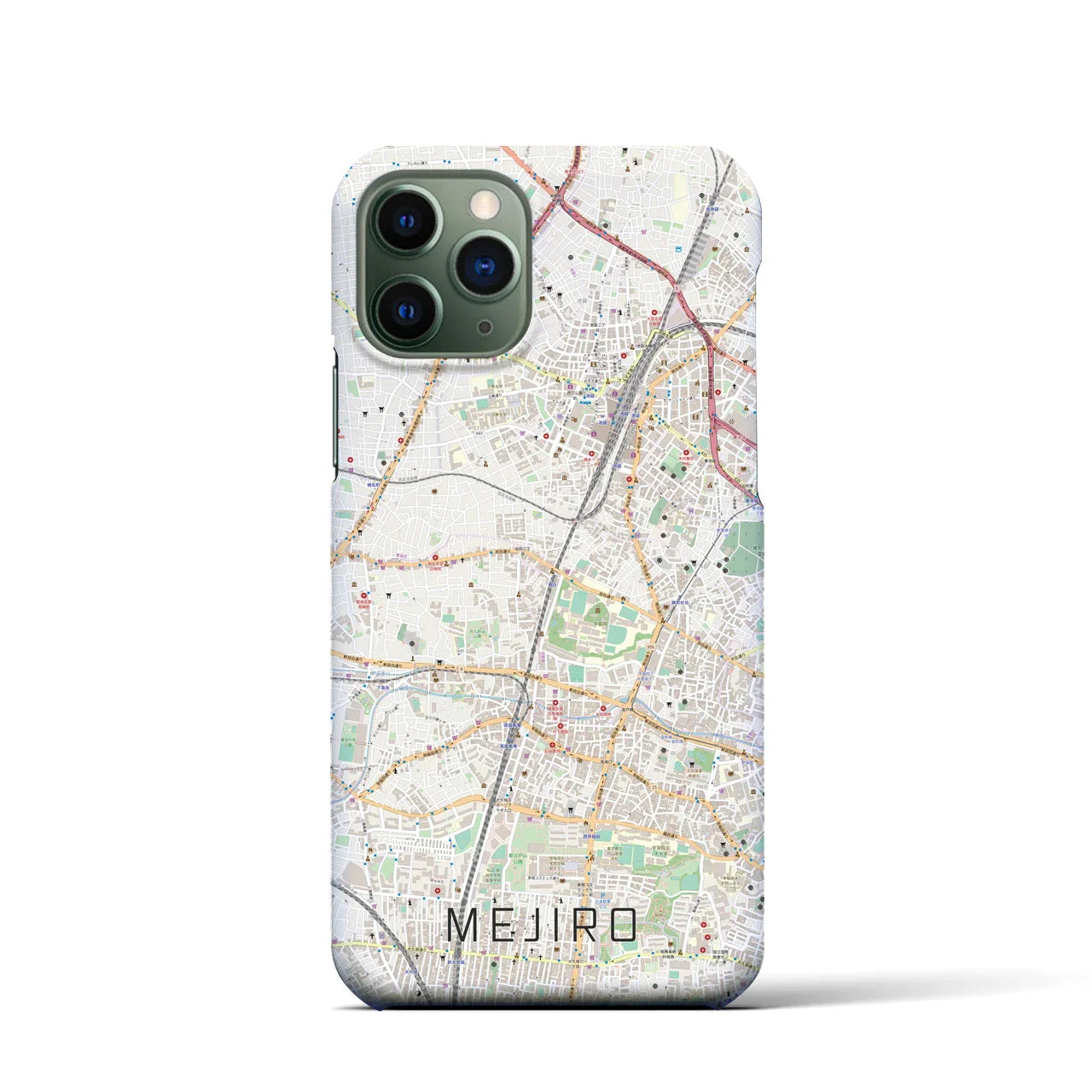 【目白(東京都)】地図柄iPhoneケース(バックカバータイプ)
