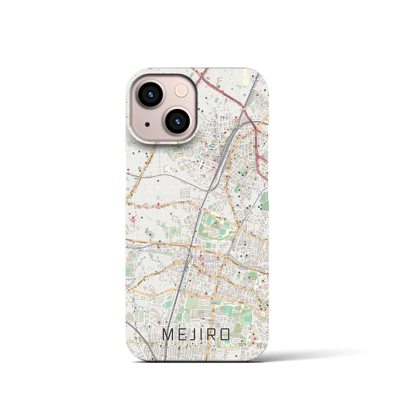 【目白(東京都)】地図柄iPhoneケース(バックカバータイプ)