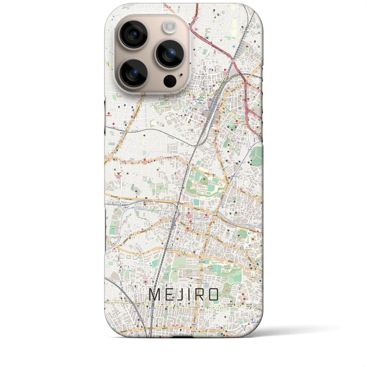 【目白(東京都)】地図柄iPhoneケース(バックカバータイプ)