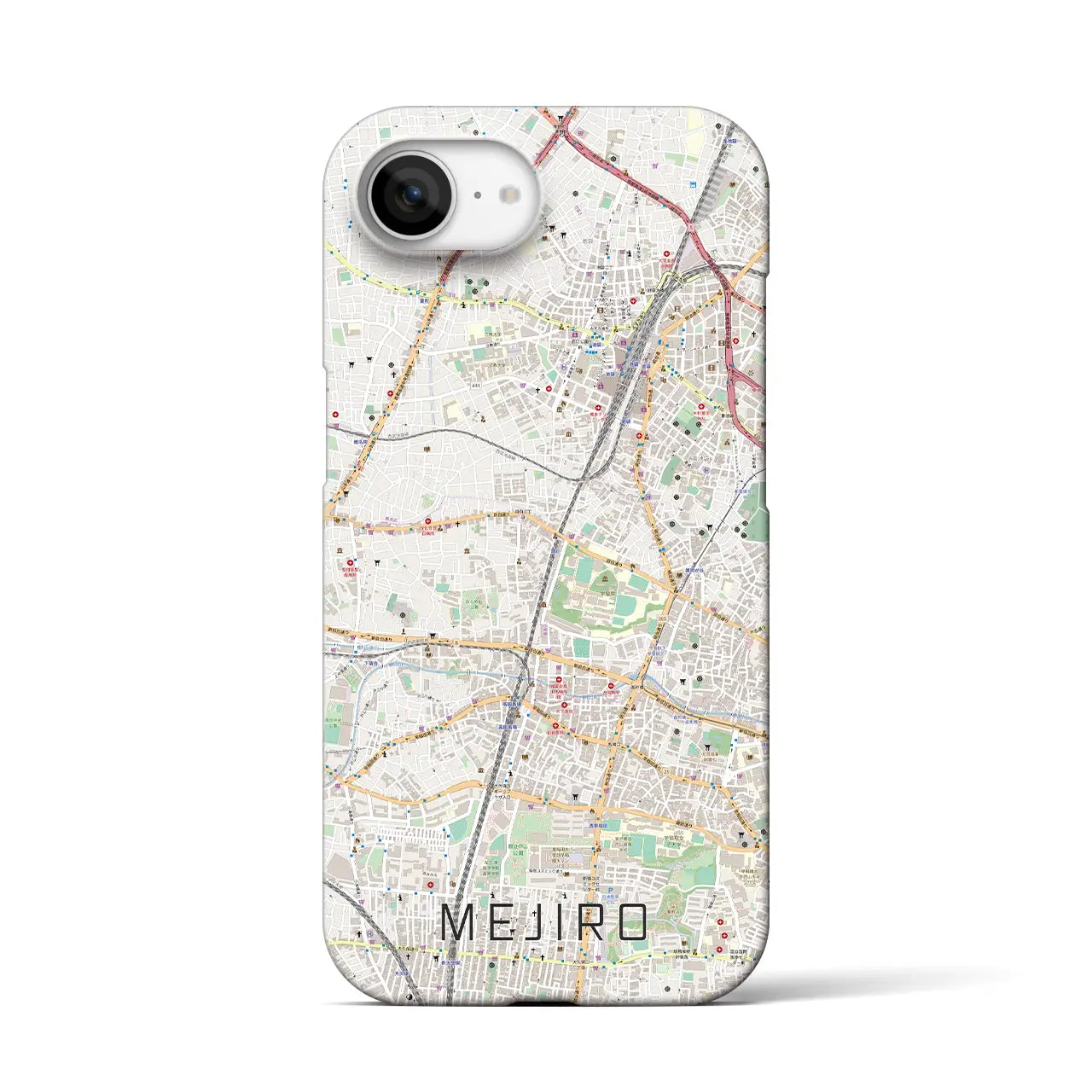 【目白(東京都)】地図柄iPhoneケース(バックカバータイプ)