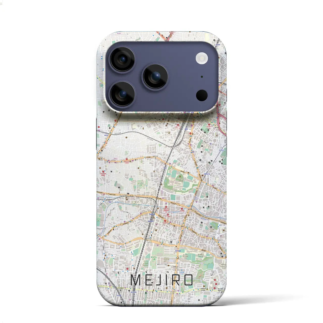 【目白(東京都)】地図柄iPhoneケース(バックカバータイプ)