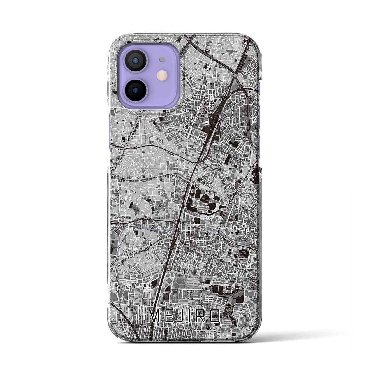 【目白(東京都)】地図柄iPhoneケース(クリアタイプ)