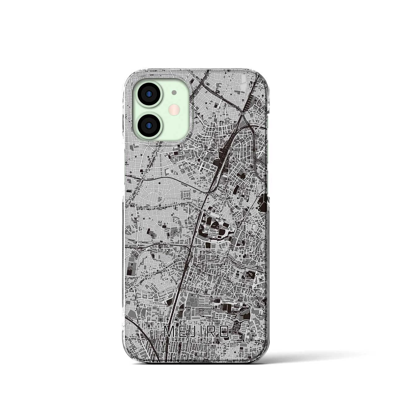 【目白(東京都)】地図柄iPhoneケース(クリアタイプ)