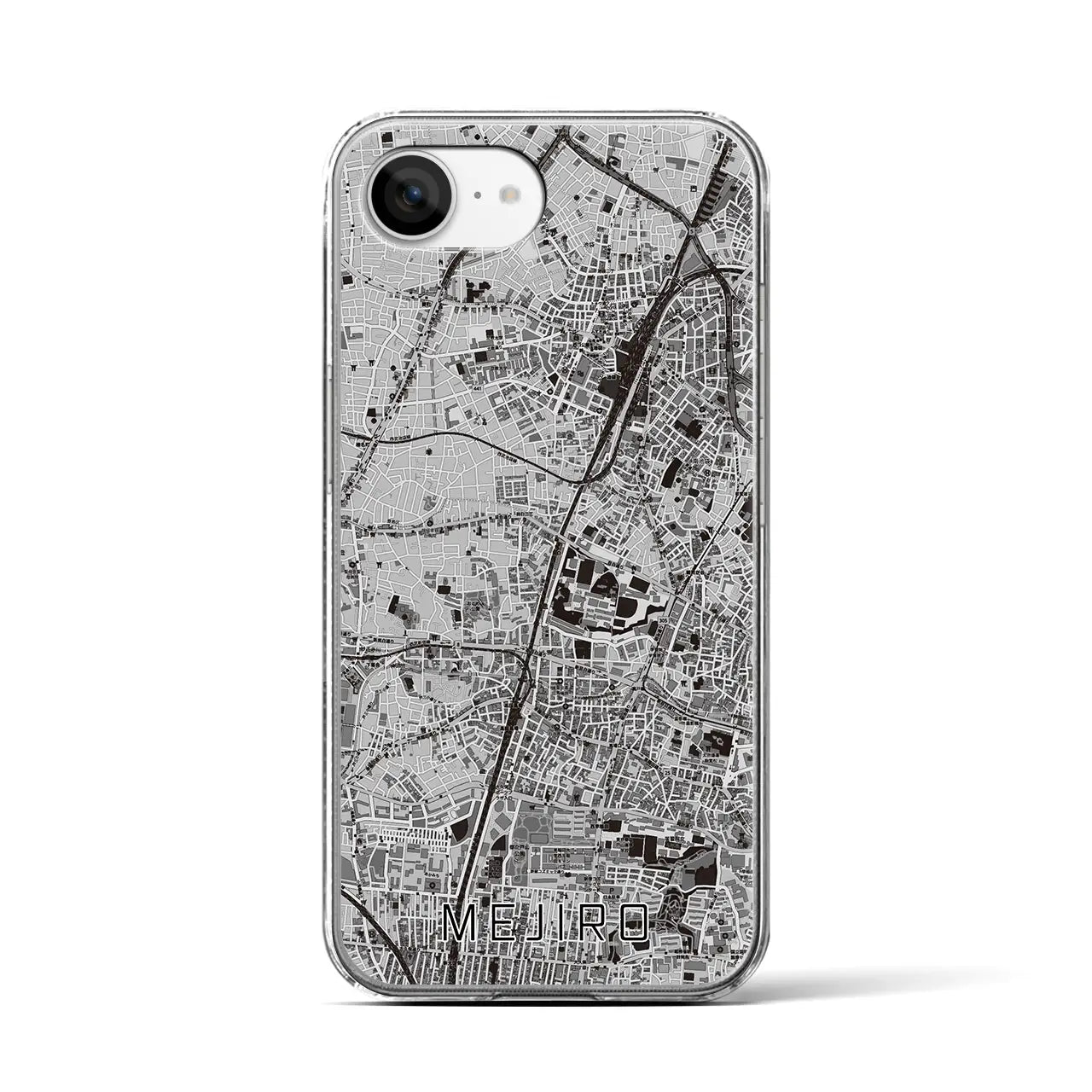 【目白(東京都)】地図柄iPhoneケース(クリアタイプ)