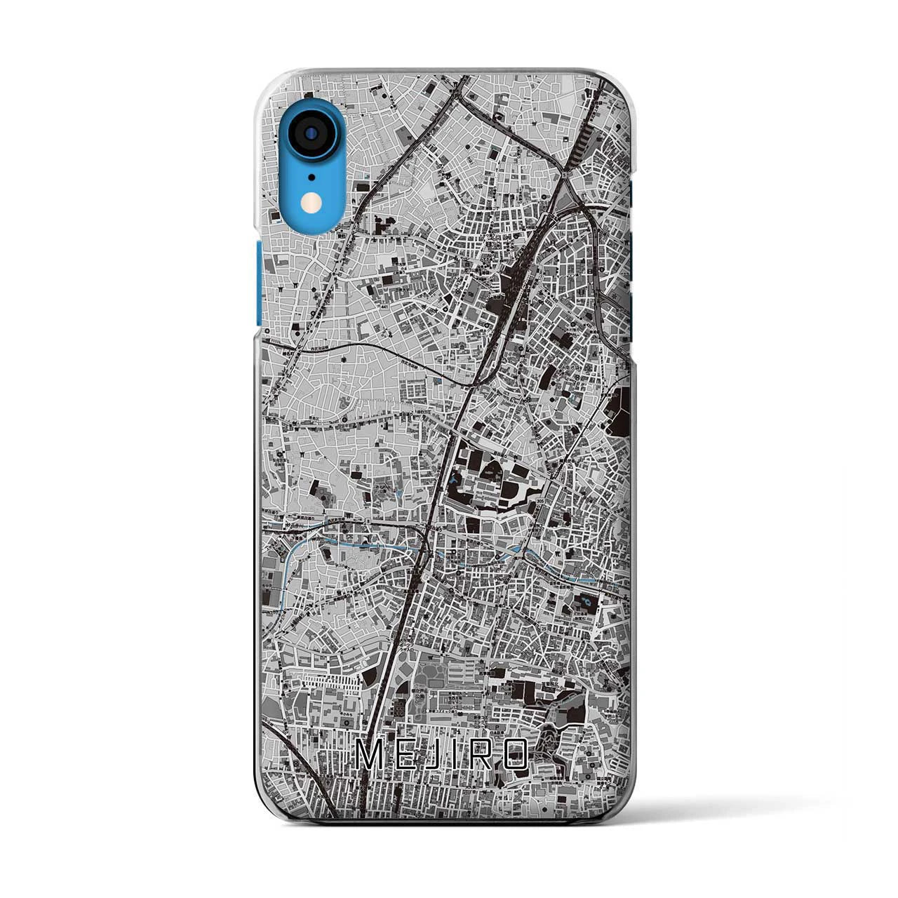 【目白(東京都)】地図柄iPhoneケース(クリアタイプ)